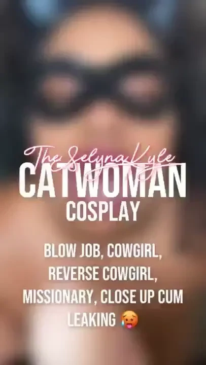 Catwoman cosplay catwoman gets caught in the act by the bat yet again 