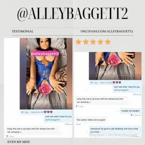 Proof that even my exclusive mini vids are hot over at alleybaggett2