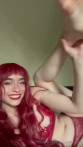 Foot behind my head sort of