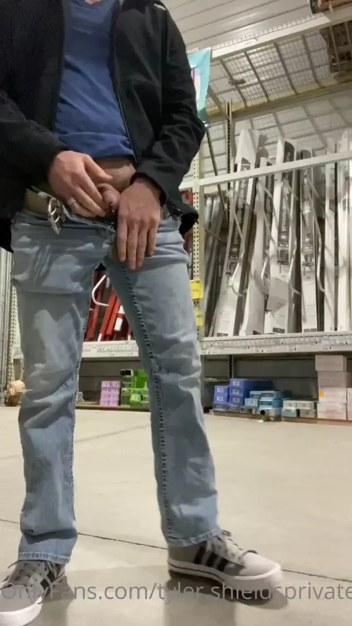 Just being naughty in the department store 