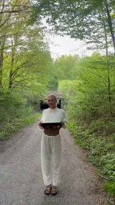 A little flash yesterday in a danish forrest walked by alot of people