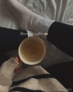 Morning coffee getting ready for the day and hoping for a positive