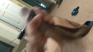 Nice full 360 view of me b8ting my cock nice juicy thick throbbing man