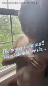 Thunderstorms turn me on and the lights just went out unlock to see part 1