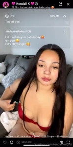 kendallknightt - Join show now daddy im horny as fuck and i wanna squirt join now 