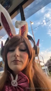 From ms comic con i dressed as misa saturday tengen sunday and bunny
