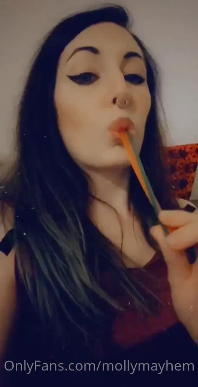 Movie nights with briellebell3 end up with boob and food fun just 