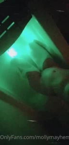 Check out this neat bath bomb that made my bath glow