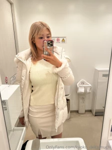 Department store trip and women s bathroom sneaky pics of my underwear part 3