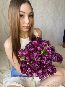 May this day bring you joy a sea of flowers and a wonderful mood happy