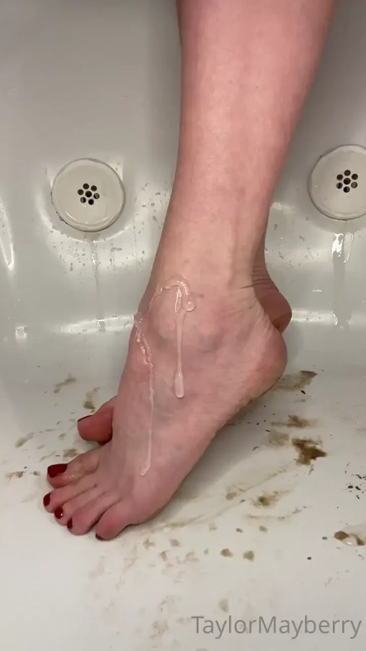 Watch me wash my filthy feet 3 30 video love taylor 