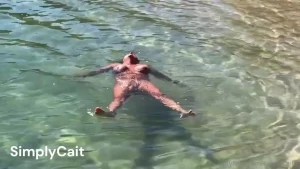 More of me at the lake - when we are alone in a cove the bikini is