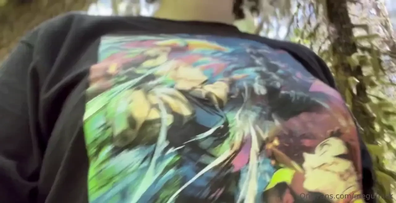 Nature is my favorite the sun makes my boobs look so good when they 