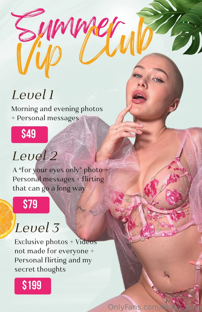 Welcome to my vip club two weeks just for the chosen few now is your 