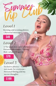 Welcome to my vip club two weeks just for the chosen few now is your