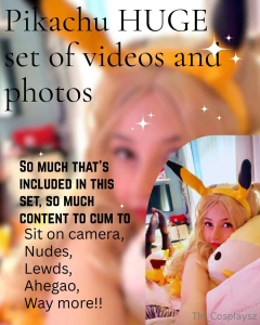 Pika pika pikachuuu says unlock this massive set