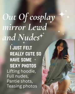 Me out of cosplay mirror newdsssss