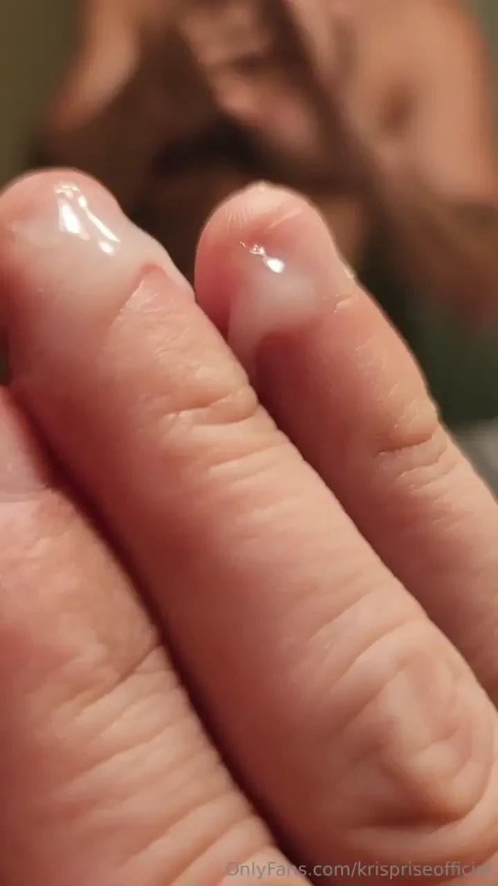 Got something on my fing wait is that what i think it is 