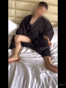 I masturbated while wearing a yukata japanese traditional wearing at a