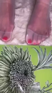 Cake crushing with nylons