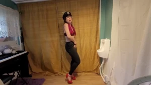 Nerdy faery urinal practice three standing pee compilation peeing