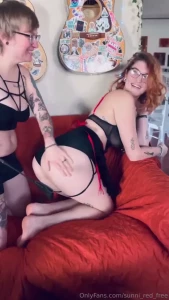 Highlights from our spanking game full video posted on sunni_red dm me