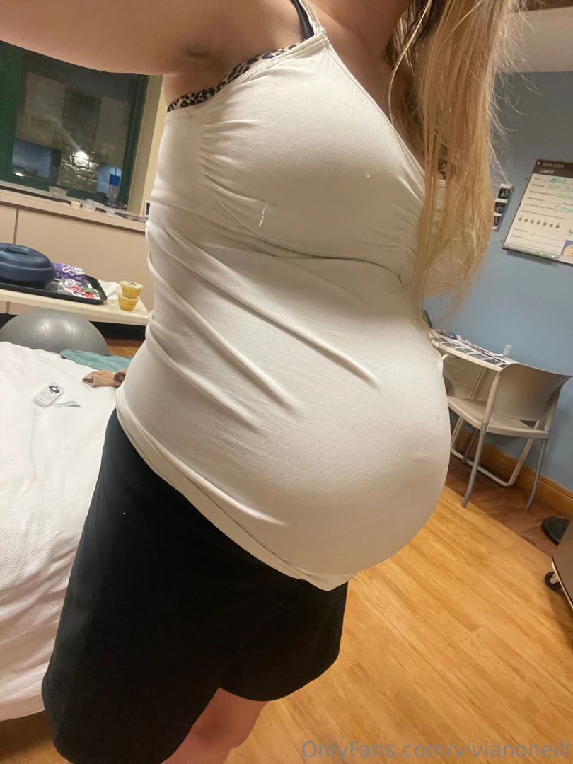 Pregnant amp in the hospital but still available for all your needs 