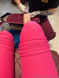 Getting my nails and toes done for you baby