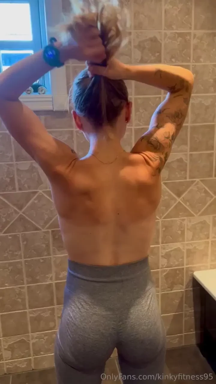Getting ready for our daily workout 