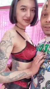 Madisonquinn69 behind the scenes of her anal doublepentration