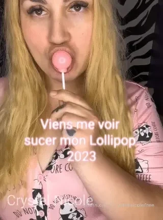 Come see me suck my lollipop don t miss my little free 2 min12 video 