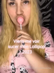 Come see me suck my lollipop don t miss my little free 2 min12 video