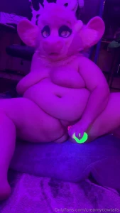 Squishy alien dildo invades my pussy