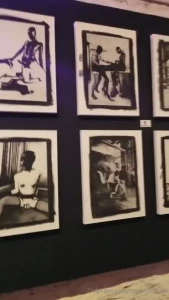 I made it into an art show video 2 second photo top row curated by part 2