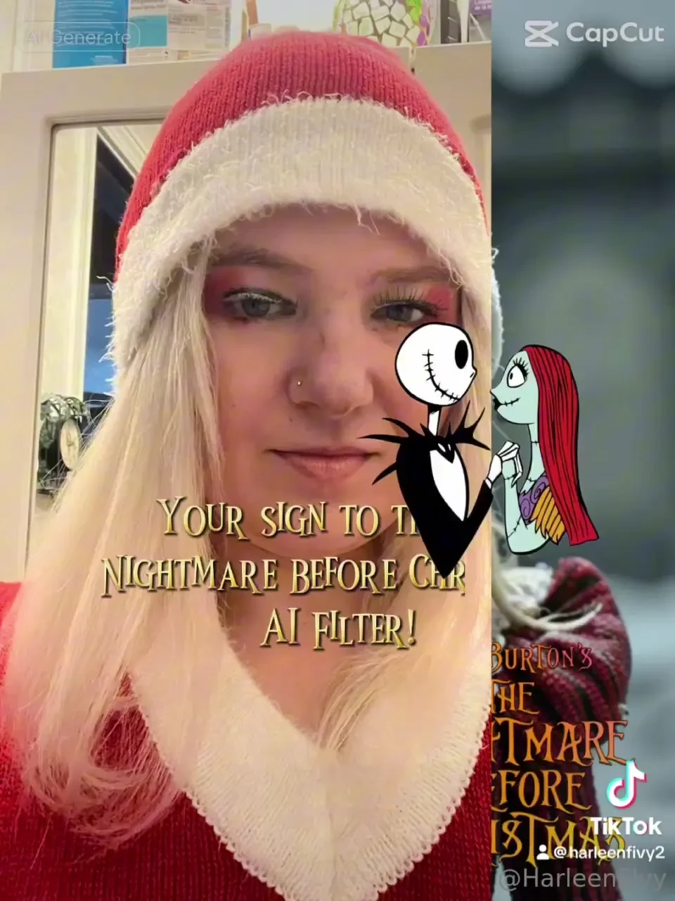 Okay that s cute i love the nightmare before christmas i watch it both 