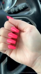 Wrap my pretty pink nails around your cock
