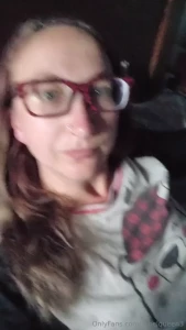 Glasses match my pajamas and sun burn from fishing over weekend