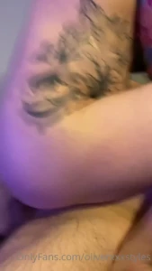 Recorded a short clip of lainkrossxxx bouncing on my dick felt so good