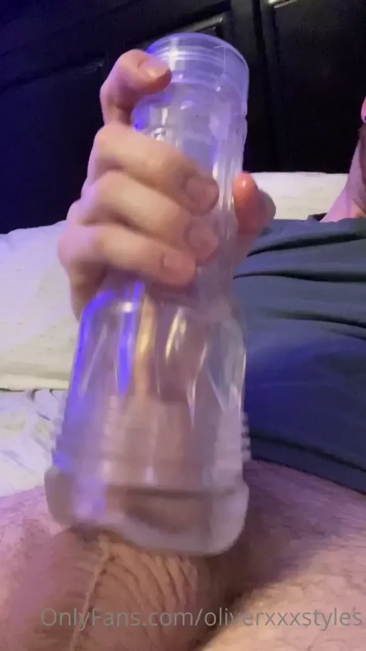 More fleshlight play and cum 