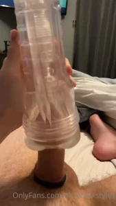 Did some playing with a fleshlight i ll have to make some more content part 1