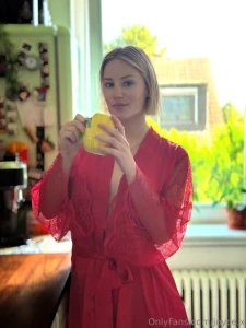 I drink jasmine tea and wear nothing but a silk robe when you re used