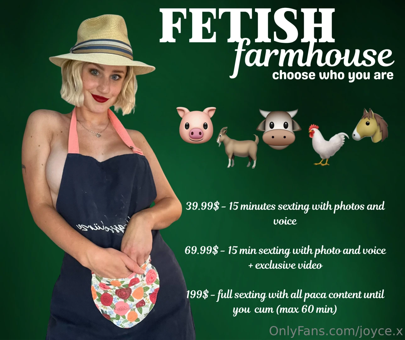Welcome to my fetish farm it s not about choosing who to be - it s 