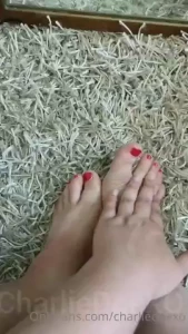Painted red
