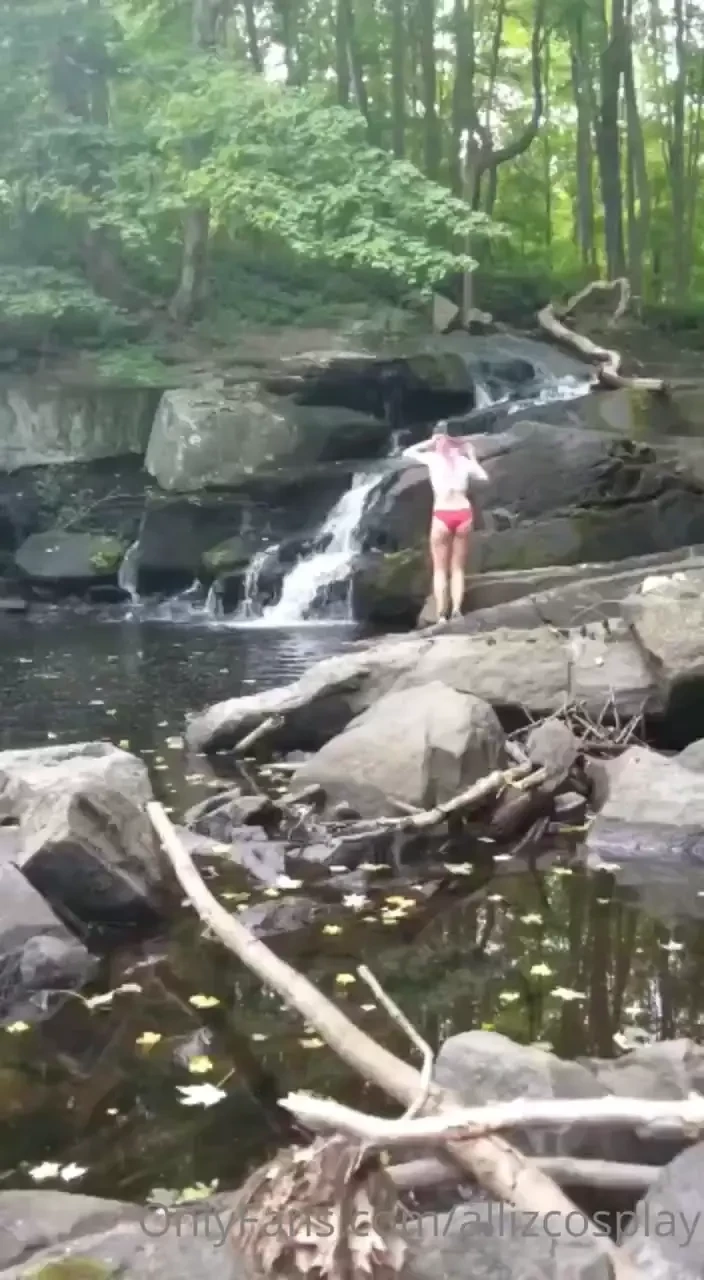 So i put a lot of effort into a big set at the waterfall around 74 