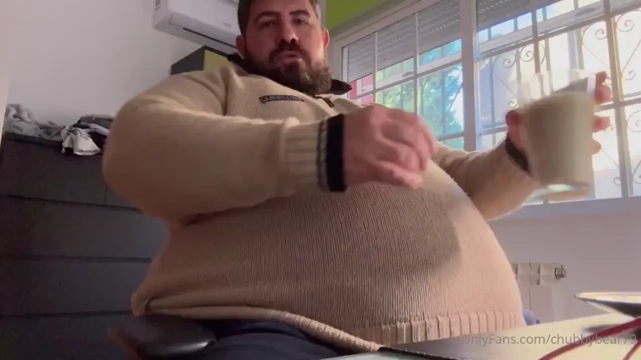 Stuffing myself with a pack of cookies 