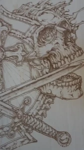 Another hobbie of mine is engraving i like doing it on car parts but