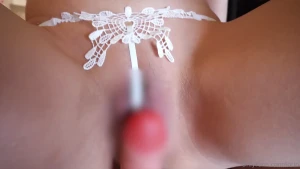 Do you want to watch dildo play from below