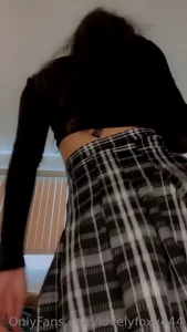 Dancing with my skirt on