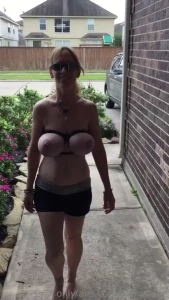 After the car play hubby made me walk to house like this