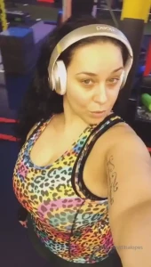 Getting sweaty in the gym